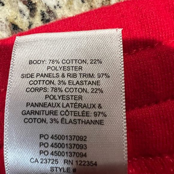 Aritzia TNA Cozy AF Fleece Sweatpants Red - Picture 8 of 8